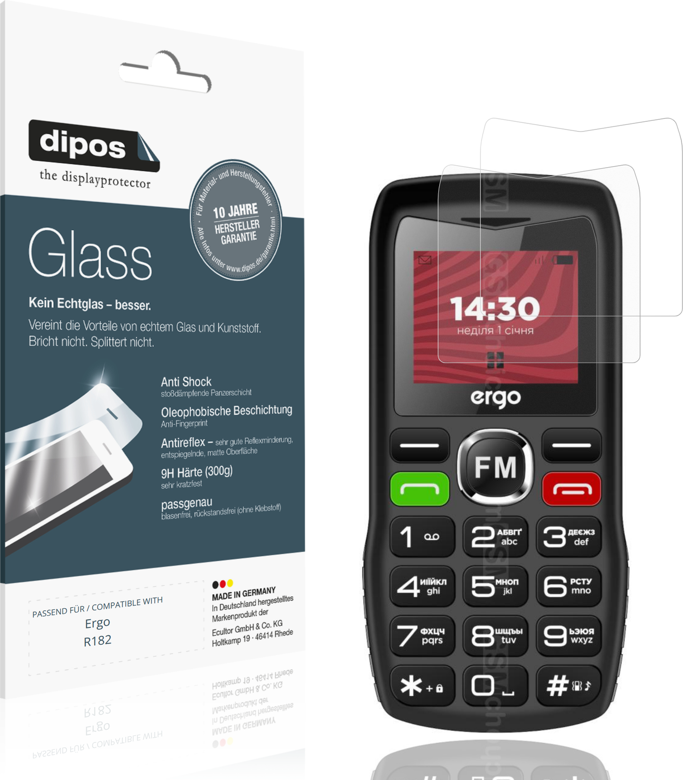 Dipos Screen Protector Ergo R182 Matte Flexible Glass