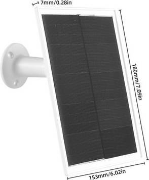 Solar Panel Charger Security Camera 10w High Conversion Rate IP65 Waterproof