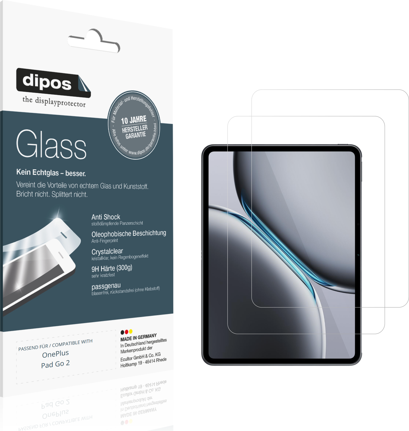Dipos Screen Protector For Oneplus Pad Go 2