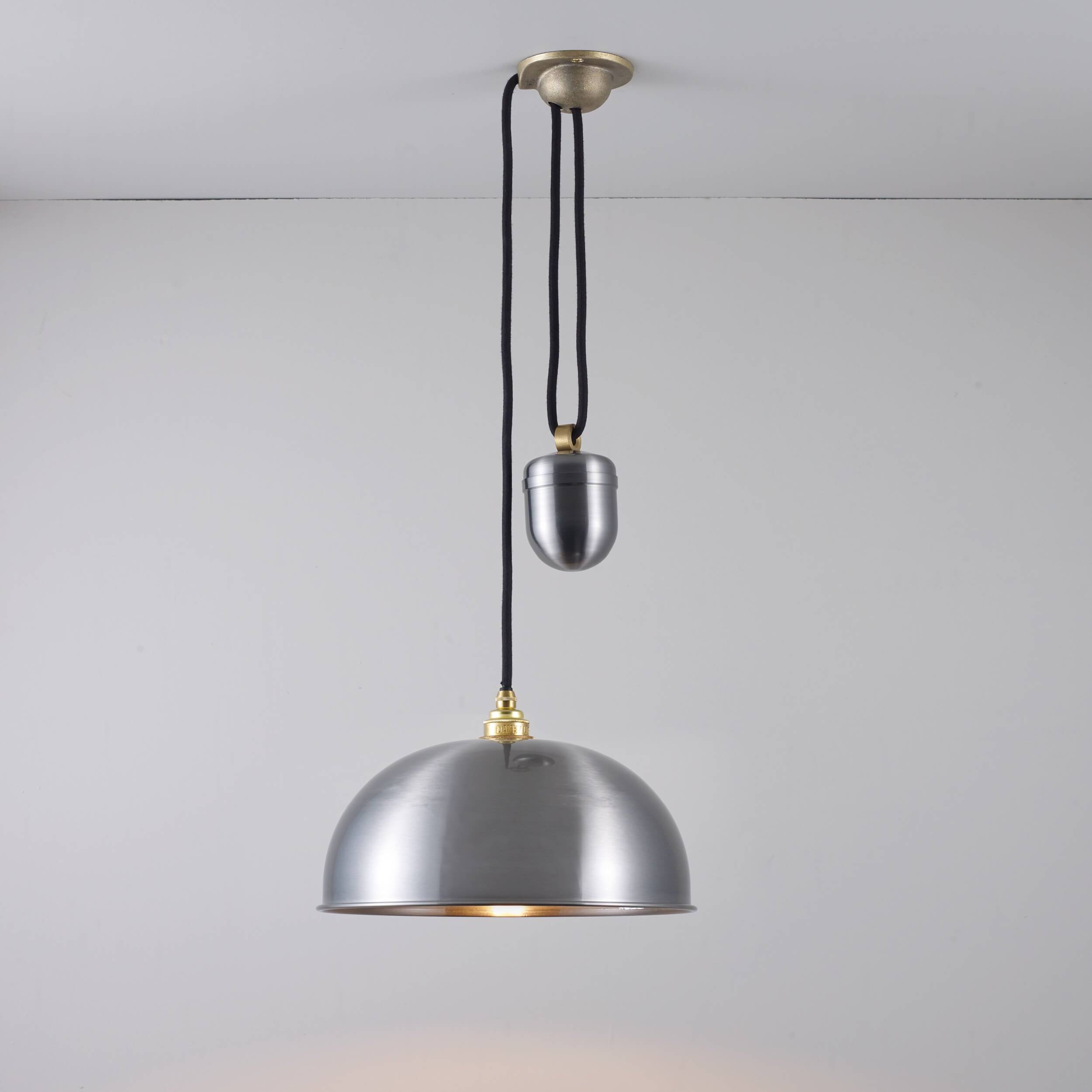 Dome Rise Fall Steel Grey
