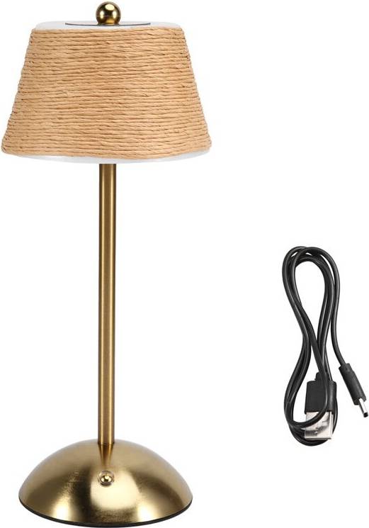 Boho Rattan LED Rechargeable 3 Color