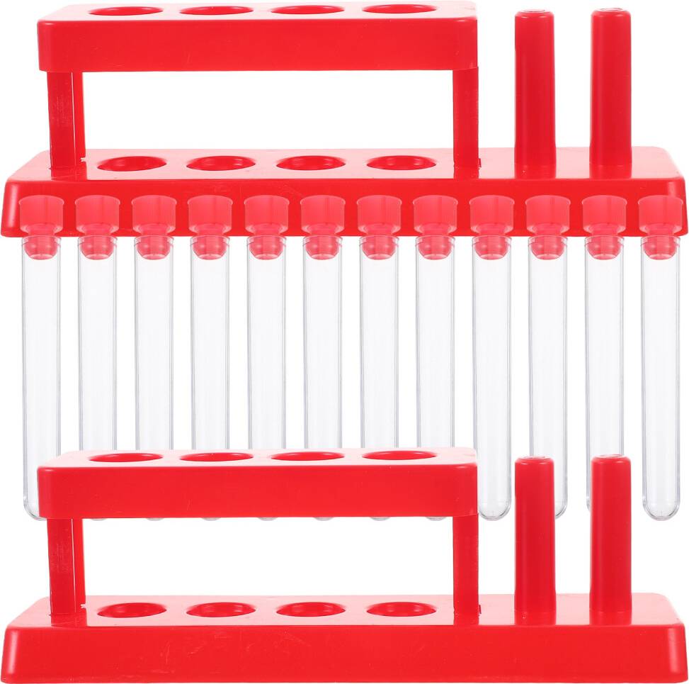 Happyyami Laboratory Testing Tubes With Storage Rack