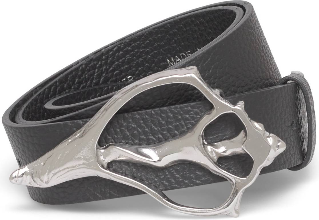 Rodebjer Shell Wide Pebble Belt - Black
