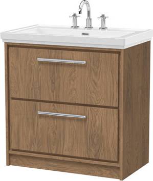 Floor standing vanity units with basin Hudson Reed Lille Floor Standing Vanity Unit