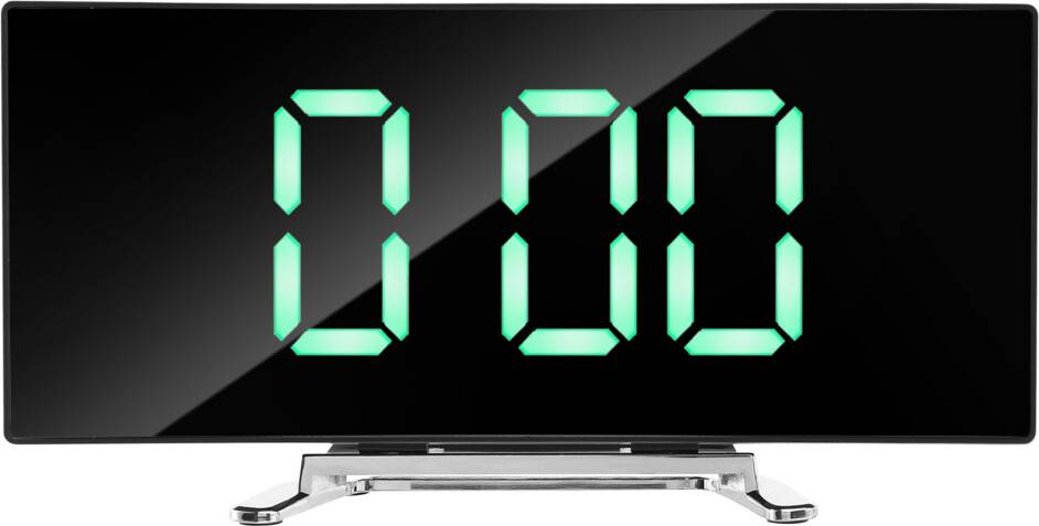 Digital led clock Typecat 7 Inch Curved Dimmable LED Digital Alarm Clock