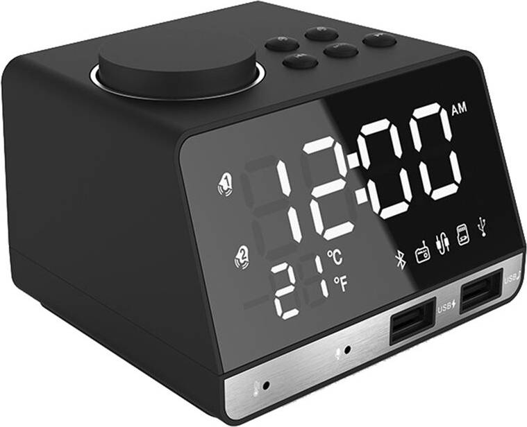 Radio alarm clock Kepptory USB 4.2 Radio LED Alarm Clock
