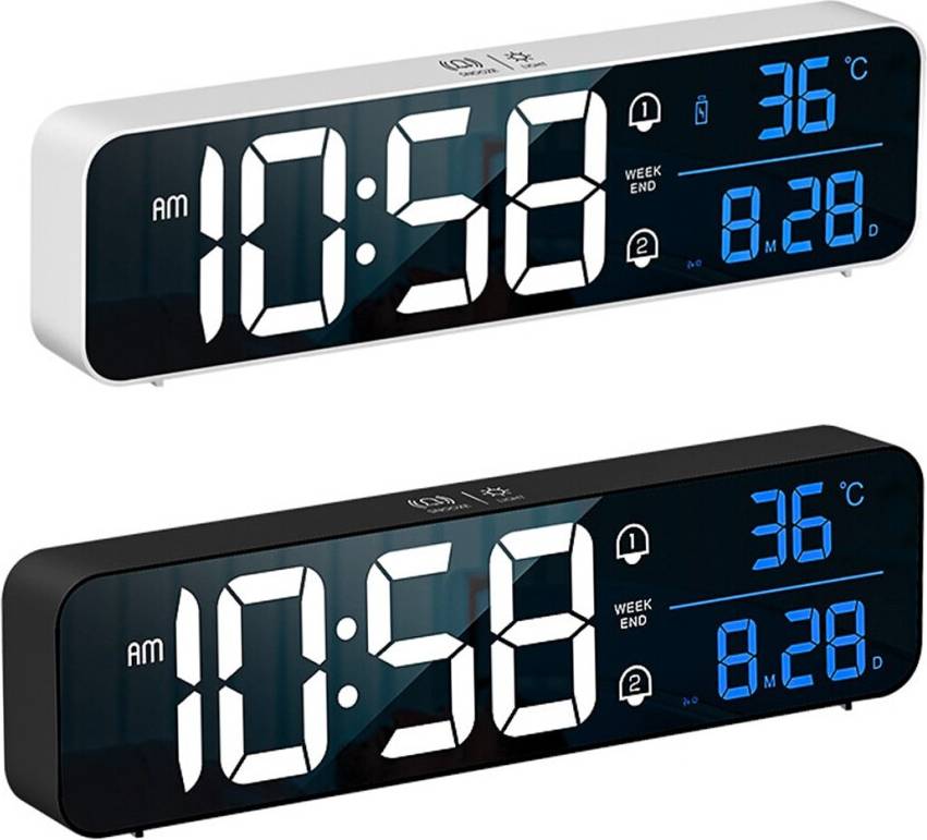 Greenzech LED Digital Alarm Clock Watch Table