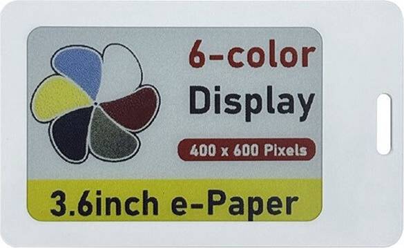 3.6 Inch 6-Color E-Ink Wireless Charging Display
