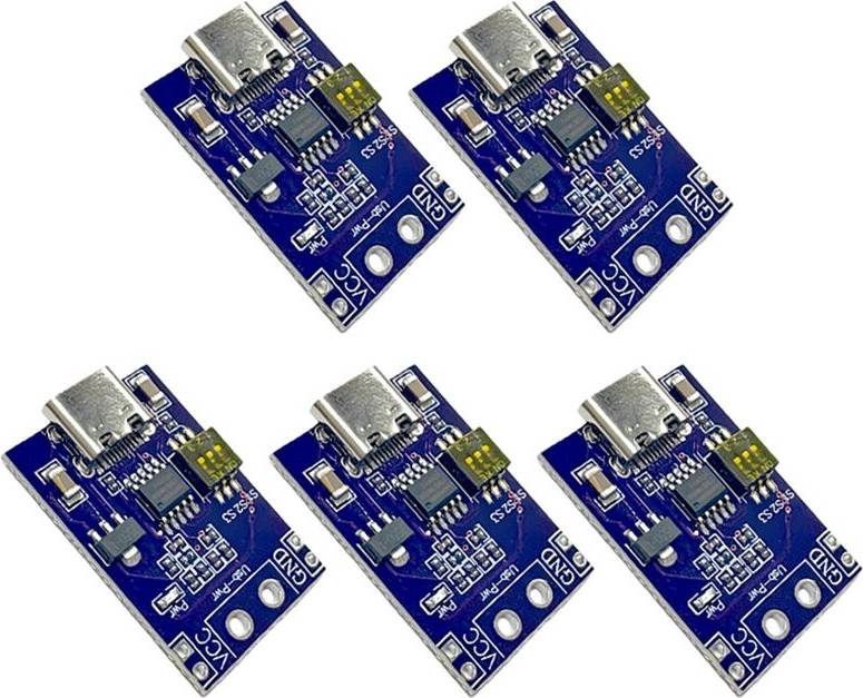5pcs Type-C PD QC AFC Fast Charge Trigger Module