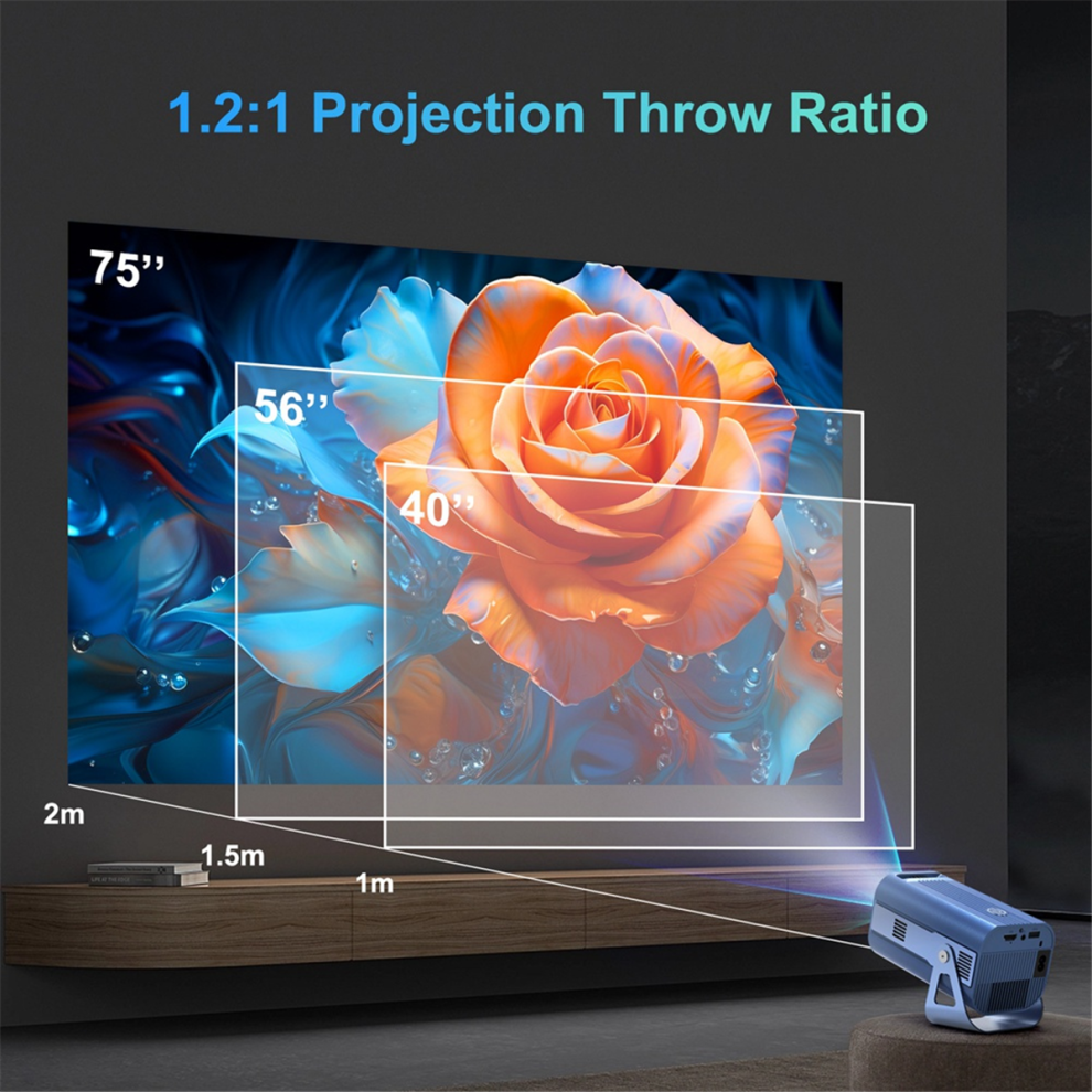 Portable projectors uk Portable Projector WiFi6 Bluetooth