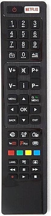 JVC TV Remote Control LT-32C672