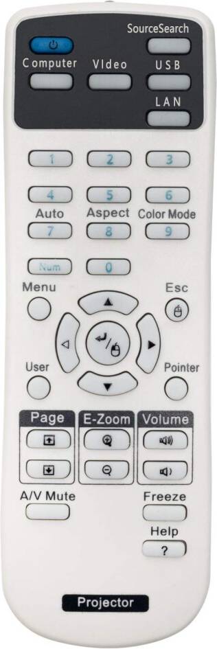 Vinabty Replaced Remote Control Epson Projector