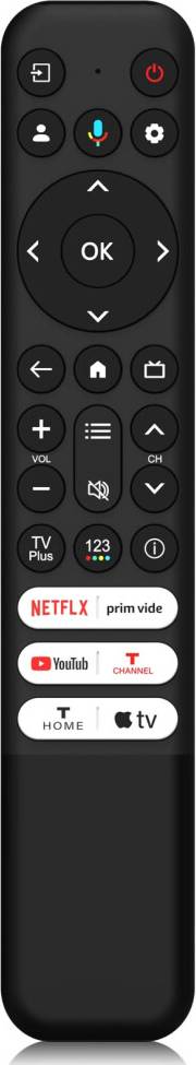 TCL TV Remote Control 4K LCD LED Smart TV