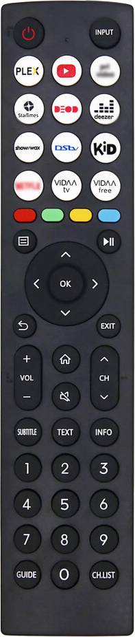 MYHGRC Replacement Hisense TV Remote Control