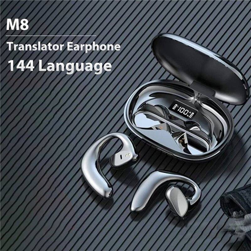 AI Intelligent Two Way Earbuds Two Way Translator
