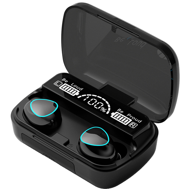 Wireless LED Stereo Earbud Headset