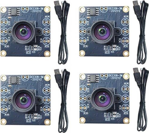 Tlily 4Pcs USB Camera Module 100 Degree 1MP OV9732