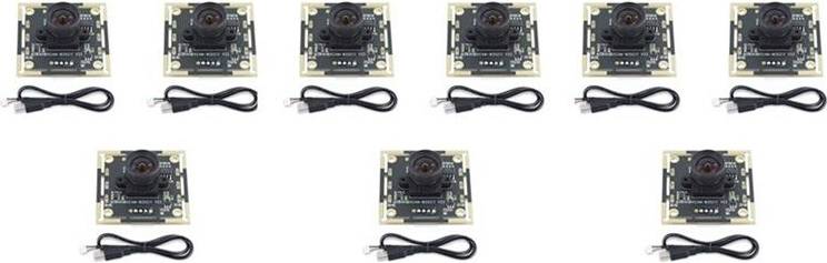 9Pcs Camera Module 100 Degree OV9732 2M Cable