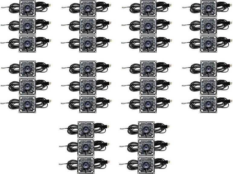 Spactz 3PCS 100 Degree Camera Module with 2 Meter Cable
