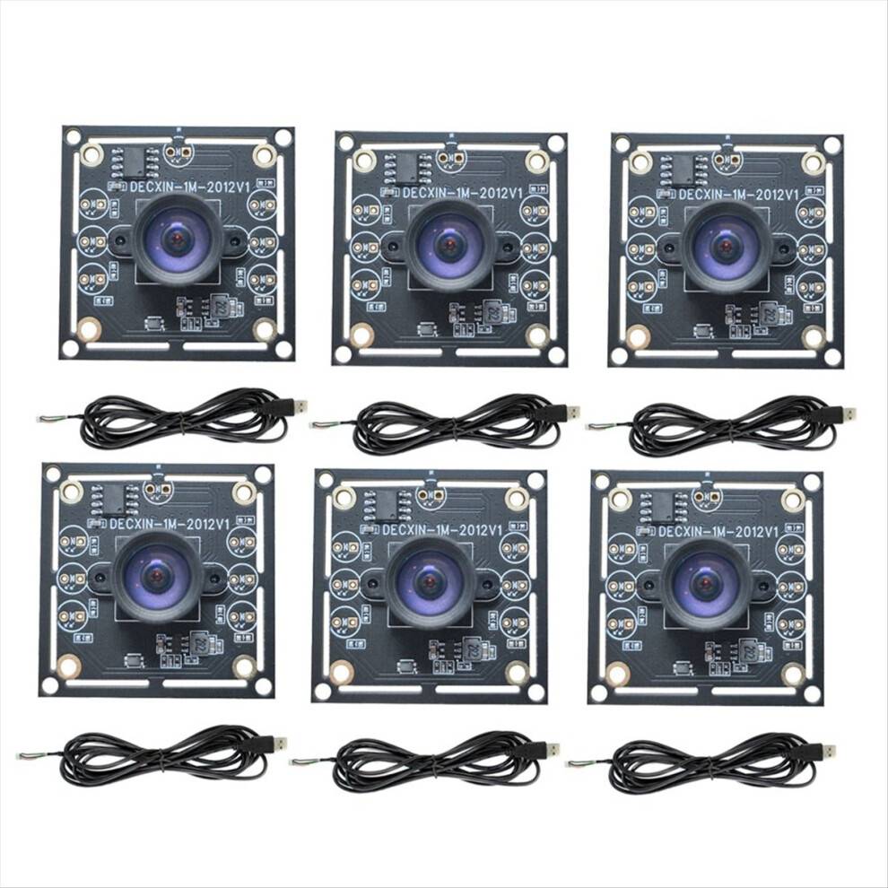 Exogio 6PCS 100 Degree Camera Module 1MP OV9732
