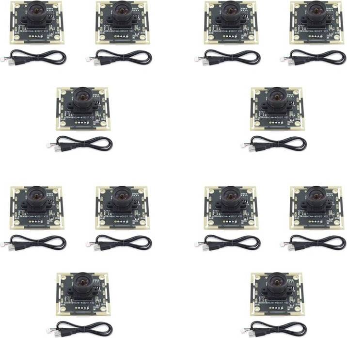 12Pcs Camera Module 100 Degree OV9732 2M Cable