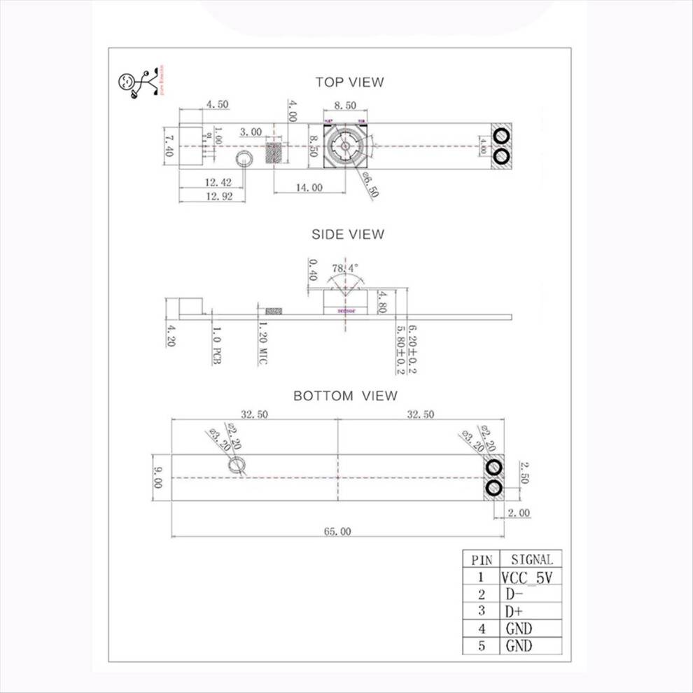 Exogio 13MP 4K USB Camera Module OV13B10