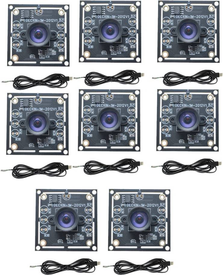 Exogio 8PCS 100 Degree Camera Module 1MP OV9732