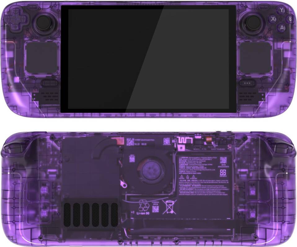 Steam deck oled eXtremeRate Replacement Full Set Housing Shell