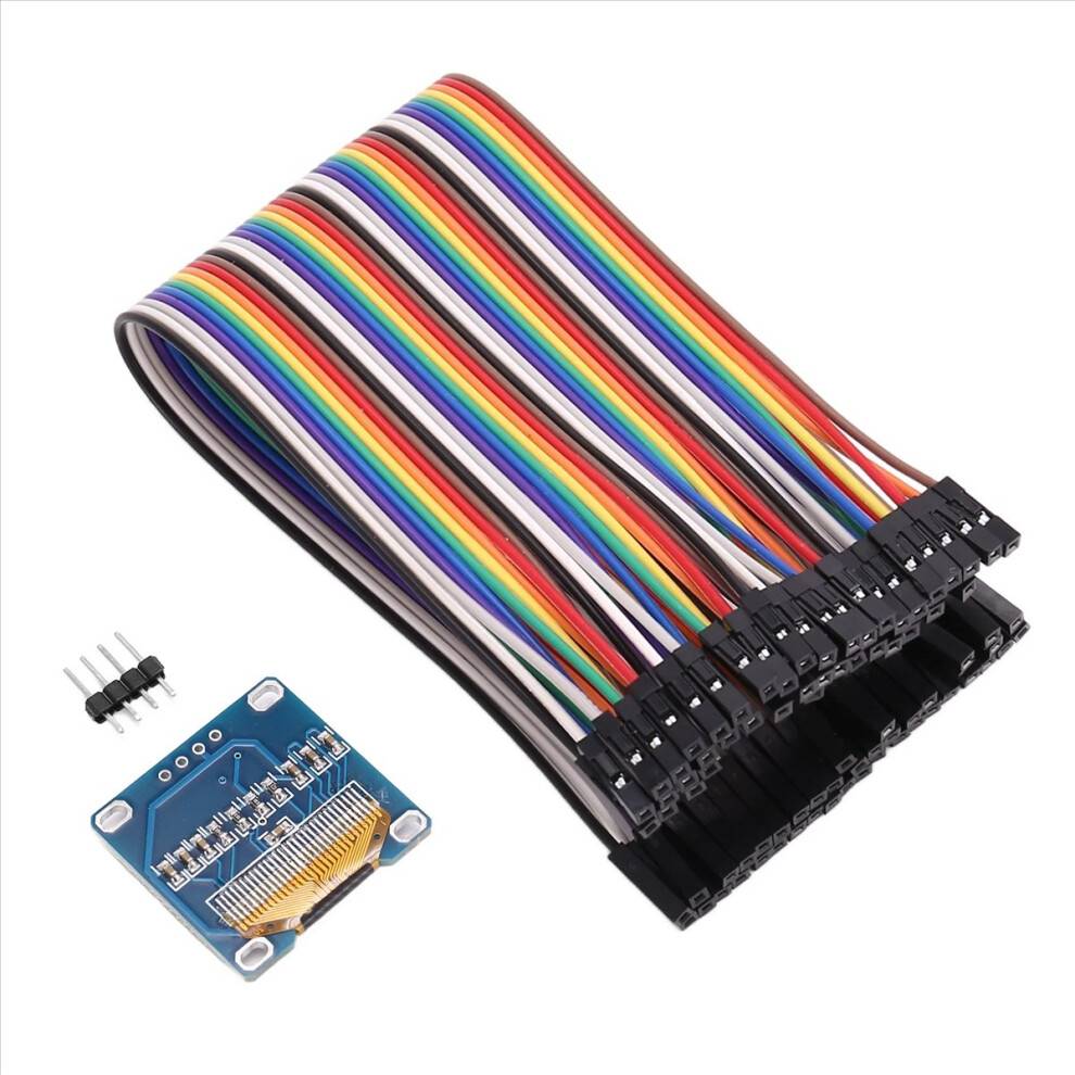 Saudism OLED Display 0.96 Inch IIC Serial LCD Module