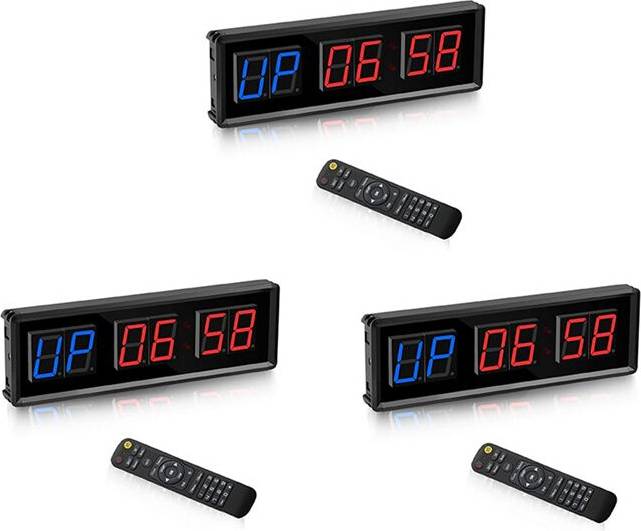 Typecat 3X LED Digital Countdown Wall Clock Timer