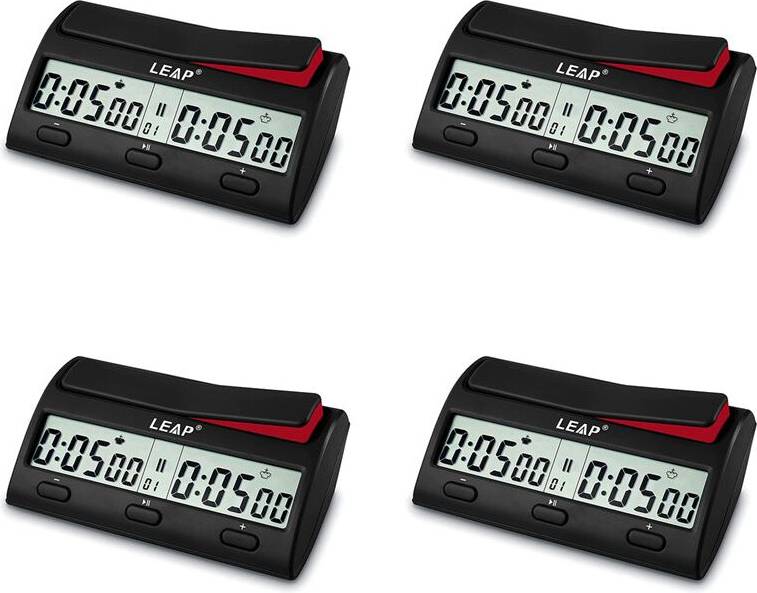 Typecat 4X Leap Chess Clock Advanced Digital Timing Set