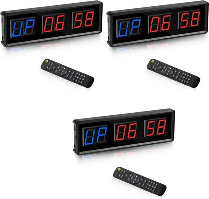 Digital led clock Typecat 3X LED Digital Countdown Wall Mounted Clock Timer
