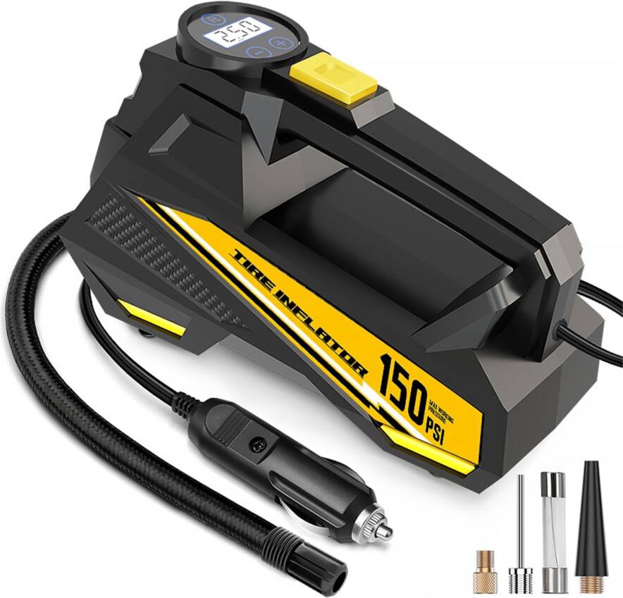 Small air compressor Fast Inflation Small Tire Pumps 12V