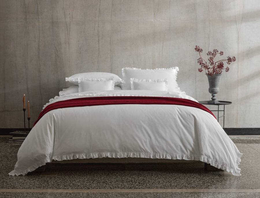 Matouk Georgia Ruffled Bedding Fig Linens Home Bed Linen
