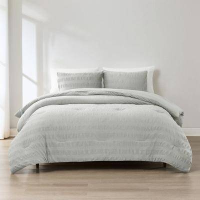 Lush Decor Azalea Ruched Velvet Stripe Comforter Set Bedspread