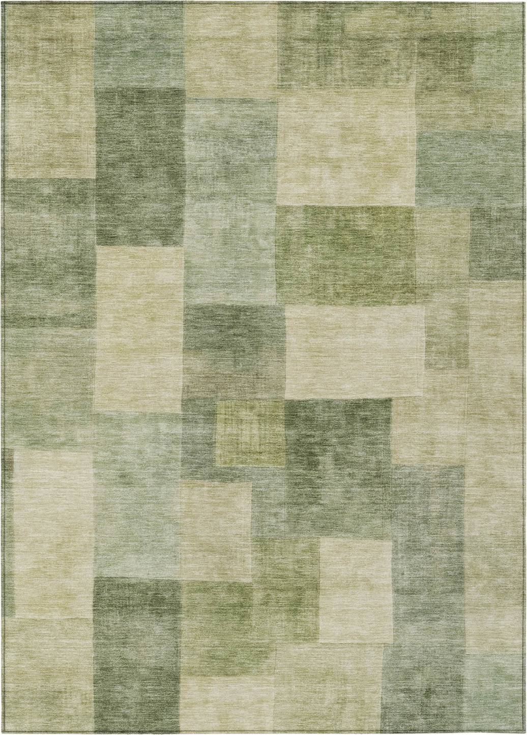 Addison Chantille Machine Washable ACN1261 8x10 Area Rug Multicolor, Green
