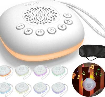 B&Q Portable White Noise Sound Machine Rgb Light