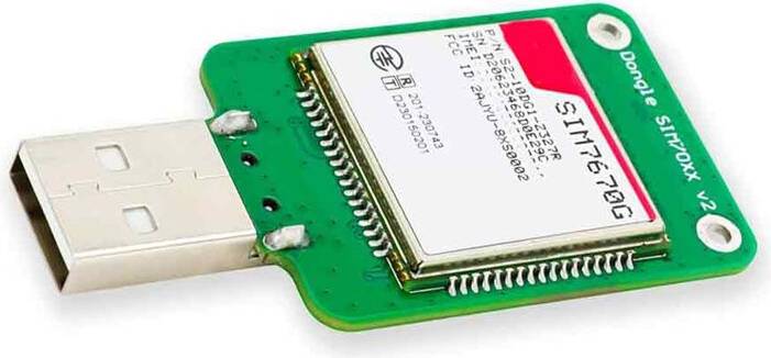 Dongle USB SIM7670G LTE Cat1 Module