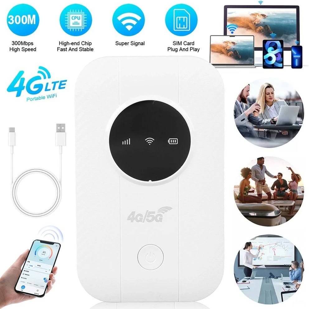 Mobile broadband sim Unlocked 4G 5G Portable MiFi Router