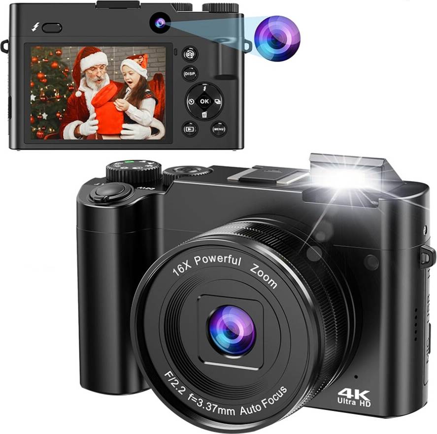 4K 64MP Digital Camera Autofocus Video Camera