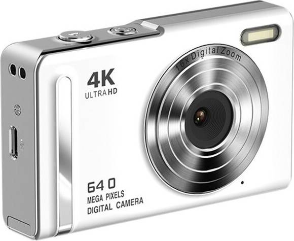 Saudism 4K Digital Camera LED Flash 64MP