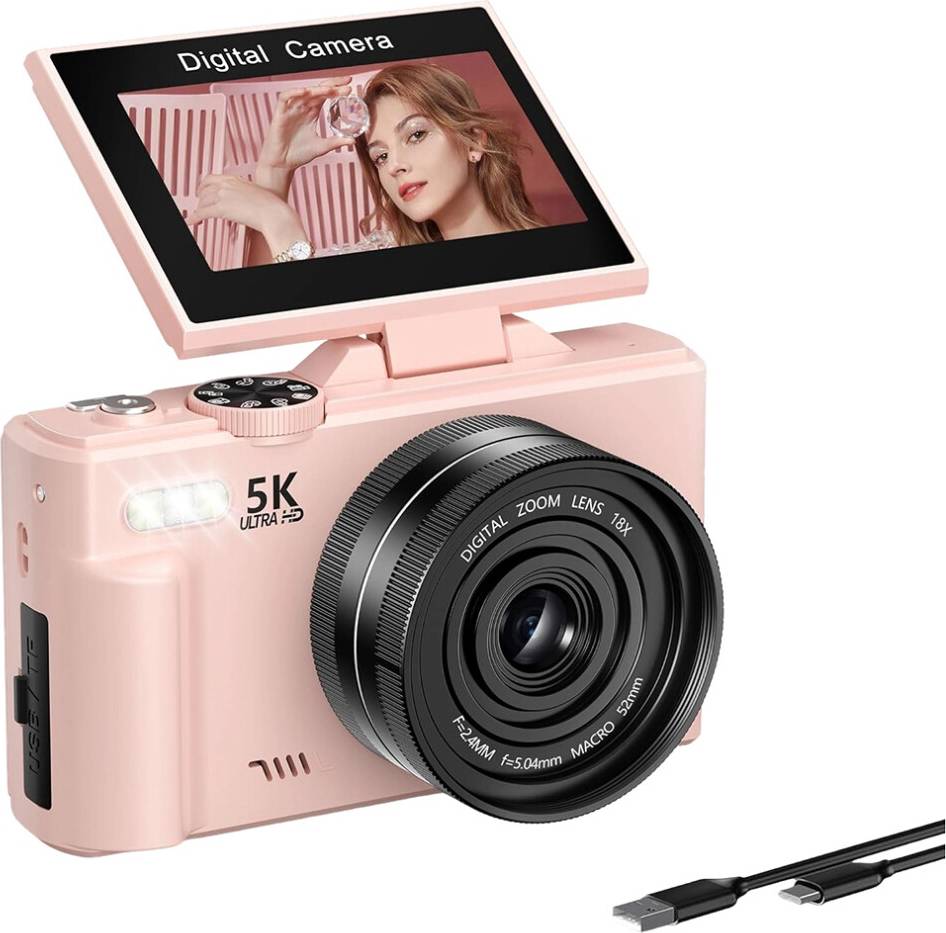 5K Digital Camera Autofocus WiFi Vlog Camera