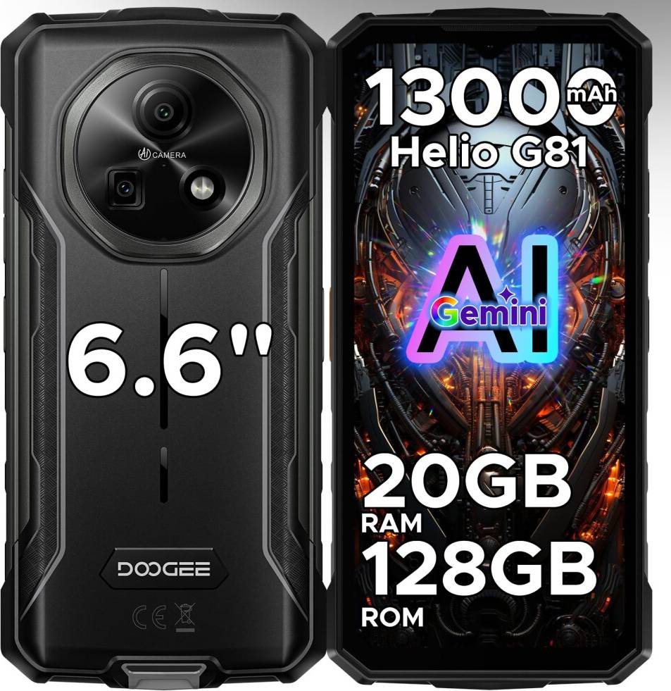 Doogee Fire 5 Pro Android 15 Rugged Smartphone