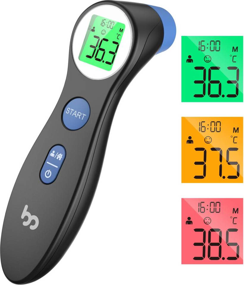 Forehead Thermometer Infrared LCD Display