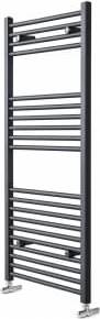 K-RAD Grey Vertical Straight Towel Radiator 800 x 600mm