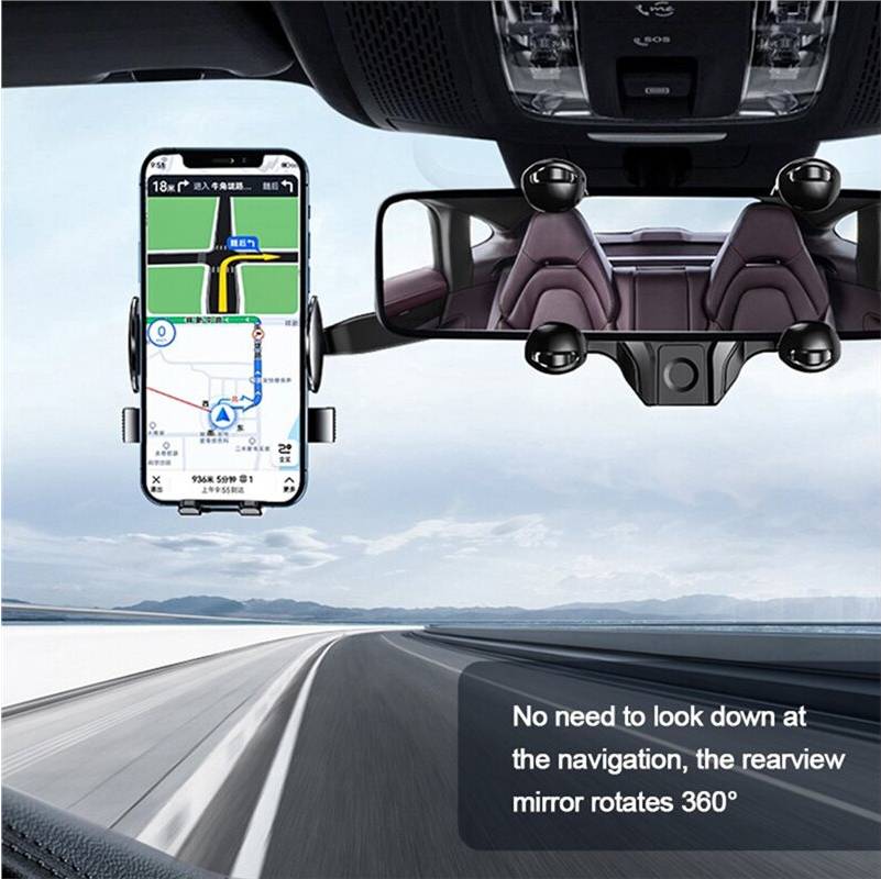 Phone car holder Car Rearview Mirror Phone Holder