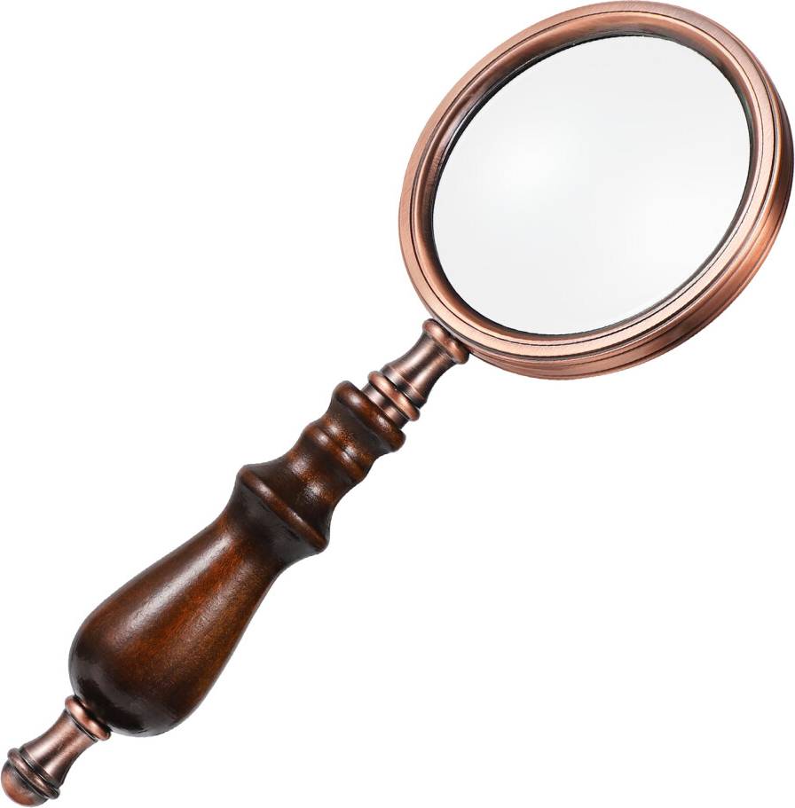 Solustre 2Pcs Handheld Reading Magnifier