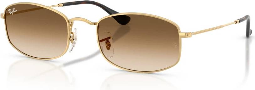 Ray-Ban Rb3832 Solbriller Metal Guld Brun