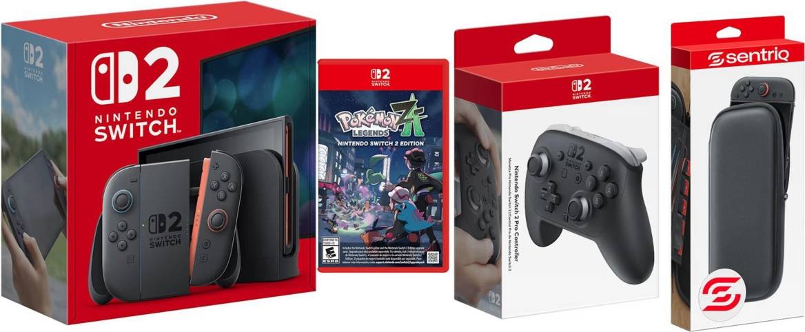 Pokemon legends za Nintendo Switch 2 Console Pokemon Legends Z-a Pro Controller Case