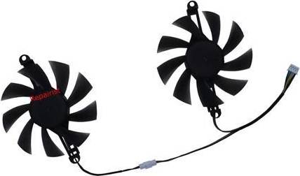 Computer graphics card Graphics Card Fan GPU Cooler for RX 580 / RX 6600M